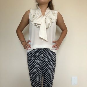 Loft xs white blouse
